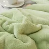 Blanket Winter Wool Adult Thick Warm Duvet Cover Double Sided Solid Color Travel Office Sofa Bed Bedspread 2208311471558