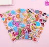 Speelgoedstickers voor kinderen 10 vellen Lot 3D Puffy Bubble Stickers Cartoon Prinses Dieren Waterpoof DIY babyspeelgoed voor kinderen Kinderen Jongen Meisje GYH 220830