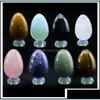 Stone 20Mmx30Mm Egg Shaped Stone Natural Healing Crystal Mascot Mas Accessory Minerale Gemstone Reiki Home Decoration Wh Dhseller2010 Dhg1C