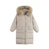 Frauen Trenchcoats Womans Lange Winter Warme 2022 Ankunft Koreanische Mode Kleidung Frauen Mantel Jacke Mit Hut