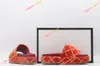 Luxurys Tasarımcı Sandalet Erkek Kadınlar G Kot Terlik Klasik Çiçek Brokar Slaytlar Daireler Deri Kauçuk Platform 5.5cm Flip Flops Dişli Dipleri Boyut 35-45