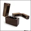 Jewelry Boxes Wood Ring Bearer Boxes Wedding Engagement Holder Box Jewelry Favor Gift 488 H1 Drop Delivery 2021 Packaging Display Cars Dhgst