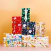 Cadeau cadeau 5pcs / ensemble papier d'emballage d'anniversaire pour enfants 50x70cm carton présent emballage kraft mignon pour l'approvisionnement de fête