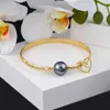 Bangle Sophiaxuan Hawaiian Bracelet Woman مصمم Gray Pearl Heart Charm Bracelets Summer Beach Jewelry 2021 for Women Gift277u