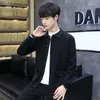 Maglioni da uomo Giacca maglione primaverile e autunnale da uomo giovane con risvolto sottile Cardigan bello vestiti della linea di moda coreana