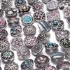 Charm Bracelets Noosa Snap Button Jewelry Wholesale Lot Fit Bracelet Bangles Necklaces 18Mm Metal Rhinestone Ginger Buttons Vipjewel Dh5Un