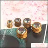 Plugs Tunnels Neue Ankunft Kristall Holz Piercing Messgeräte Ohr Tunnel Plugs Körperschmuck Herstellung Lieferant 8 mm bis 16 mm 1968 T2 Drop Deliver Dhf63