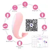Oggs proiettili 10 modalità app vibratore wireless bluetooth controlli di controllo bluetooth giocattoli sessuali per donne forma balena g spot stimolatore clitoride vibrante uovo 220831