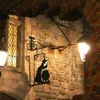Altri articoli per feste per eventi Decorazioni per Halloween Forma di strega Insegna per angolo da giardino in ghisa Statua misteriosa Silhouette silhouette di caldaia che perde 220830