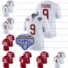 مخصص Alabama Crimson Tide Jersey College 2021 Cotton Bowl Bryce Young Henry to'oto'o 8 John Metchie III Will Ander285p