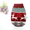 Pet Dog Apparel Christmas Knited Sweter Puppy Cat Winter Blushirt PS04