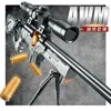 AWM Gun Soft Shell Pistolety dla dzieci Manual Rifle Sniper Sniper Blaster Strzelanie Model Outdoor Games