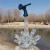 Szklana rura wodna Bong Bongs Hookah 10 mm kobiecy kran stawowy dab rig bubbler ccg zlewka percolater do palenia akcesoria Craftbong