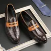 Bonnes chaussures Locs de qualité hommes classiques couleurs solides PU Slip on Fashion Business Casual Party Daily Ad D D Fashi