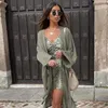 Robes décontractées Ardm élégant col en V imprimé floral sans manches cordon d'été pour les femmes 2022 Boho Spaghetti Strap Mini robe robes
