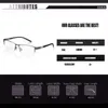 Sonnenbrille Rahmen 2022 Mode Titan Randlose Brillen Rahmen Marke Designer Männer Gläser Anzug Lesen Optische Prescpriton Linsen