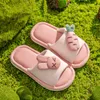 Pantoufle Enfants Printemps Été Bande Dessinée Antidérapant Maison Chaussures Pour Garçon Filles Coton Lin Doux Bébé Diapositives Intérieur Extérieur Enfant s 220830