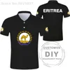 Heren PoloS Eritrea vlag shirt heren met korte mouwen gratis aangepaste naam eri nummer de staat van jersey sweatshirt klede