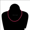 Chokers 12 stks boho glazen zaad kralen choker ketting colorf kralen regenbown strand kralen kettingen voor vrouwen drop levering 2021 sieraden dhalh