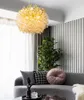 French Crystal Pendant Lamps Romantic Golden Living Room Matsal Decoration Lamp Custom Hotel Project Lighting Chandelier