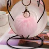 Plush Keychain Heart Keychains Party Favor Women Girl Bag Purse Accessories 1223003