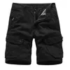 Men's Shorts Military Men's Cotton Work Pants Outdoor Summer Cargo Short Casual Straight Zipper Men Clothing Tactical