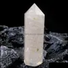 Löst ädelstenar 7 Chakra Star Gemstone Group Healing Crystal Quartz Energy Stone Hexagonal Point Array Statue Figurer med Obsidian DHW69