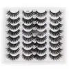 Soft Light Thick Fake Eyelashes Naturally and Delicate Reusable Handmade Multilayered False Lashes Extensions Eyes Makeup Easy to Wear DHL