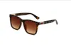 Gafas de sol de diseñador para mujeres y hombres Modelo de moda Protección especial UV 400 Marco de doble haz 8082
