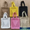 sac de paille Designer Sacs Vin Fibre De Noix De Coco Fourre-Tout Femmes Shopping Sac À Main de haute qualité Crochet Pouch