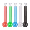 Smoking Colorful Plastic Portable DIY Dry Herb Tobacco Filter Waterbottle Bong Down Stem Innovative Design Cigarette Holder Handpipes High Quality DHL Free