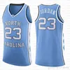 Men Blue Carolina do Norte Universidade Estadual 23 Michael JD Juventude Juventude Mensagem de Basquete Menina NCAA Tune Squad Space 23 camisas