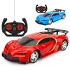 ElectricRc Car RC Fourway 118 سيارة التحكم عن بُعد مع مصابيح LED التي تشحن على الطرق الوعرة Racing Electric Boy Toys للأطفال في الهواء الطلق لعبة عيد ميلاد 220830