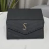 Carteira feminina caixa original bolsas de couro real de luxo caviar Porta-cartões Titular curto único clássico bolso com zíper bolsa longa Porta-cartões Carteiras de designer