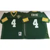 NCAA Football 92 Reggie White 4 Brett Favre Jersey 15 Bart Starr 66 Ray Nitschke 5 Paul Hornung 89 James Jones Green White Man Vintage