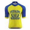 Ucraina Men Cylersey Cylersey 2024 MTB MAILLOT Bike Shirt Downhill Jersey di alta qualità Pro Team Tricota Mountain Bicycle Abbigliamento