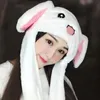 Party Favor Party Favor Mignon oreilles de lapin chapeau airbag en mouvement doux sauter drôle casquette jouet dessin animé filles kawaii jouets en peluche cadeau pour enfants adultes