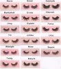 3D норка ресниц ресниц 3D Make Make Mink Mink False Lashes Мягкие натуральные густые поддельные ресницы Ресв