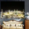 HD Print Pilgrimage to Mecca Wall Canvas Painting Religious Architecture Mecca Faith Europe Cuadros Mural Poster for Living Room