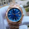 Super 8F Factory Men's Watches 41MM Stainless Steel Bezel Watch Mens 8FF 5100 Automatic Movement Rose Gold Blue Dial Men 904L Steel 4500V Wristwatches Sapphire Dive