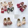 Baskets princesse bébé filles chaussures belle noeud papillon enfants appartements en cuir PU enfant en bas âge été printemps fleurs 220830