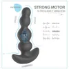 Articoli di bellezza Massaggiatore prostatico a 360 gradi Vibratore anale rotante Silicone Butt Plug maschio Ano Vibrante giocattolo sexy per uomo Stimolazione del punto G