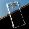 Transparent mobiltelefon TPU -fall för Vivo IQOO 7 Z3 Y52 Y53S Y52 5G T1X Z5X Soft Cover