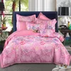 Bedding Sets Oriental Jacquard Luxury Large And King-size Duvet Cover Sheets Colorful Flowers For A Rich Life