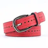 Belts 2022 Good Women Cow Genuine Leather Pin Buckle Vintage Style Top Quality Est Luxury Female Strap Original