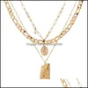 Naszyjniki wisiorek spersonalizowane bohemian złoty motyl perłowe naszyjniki dla kobiet mody mtlayer wisid nądek