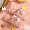 Pantoufle Enfants Printemps Été Bande Dessinée Antidérapant Maison Chaussures Pour Garçon Filles Coton Lin Doux Bébé Diapositives Intérieur Extérieur Enfant s 220830