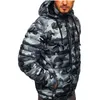 남자 재킷 Zogaa 가을/겨울 뉴 스타일 남성면 퀼트 패션 후드 따뜻한 위장 캐주얼 L220830