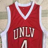 NCAA College 4 LARRY JOHNSON UNLV RUNNIN REBELS Retro Throwbacks Movie 100% Stitched Basketball mens Embroidery Jersey