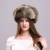 Beralar Sıcak Bombacı Şapkası UNISEX GERÇEK KÜRÜ BONET YAĞIM KOŞULU KULLANICI KULLANICI EARFLAP TRAPER Rusya Kapağı Erkek Kış Kayak Şapkaları Kadınlar İçin